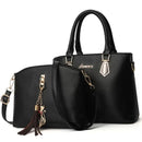 kit 2 em 1 bolsa feminina transversal vem com bolsa pequena multiuso