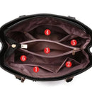 kit 2 em 1 bolsa feminina transversal vem com bolsa pequena multiuso