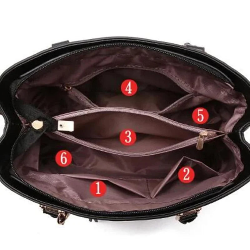 kit 2 em 1 bolsa feminina transversal vem com bolsa pequena multiuso