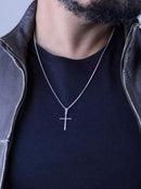 Conjunto Corrente e Pingente em Formato de Cruz