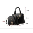 kit 2 em 1 bolsa feminina transversal vem com bolsa pequena multiuso