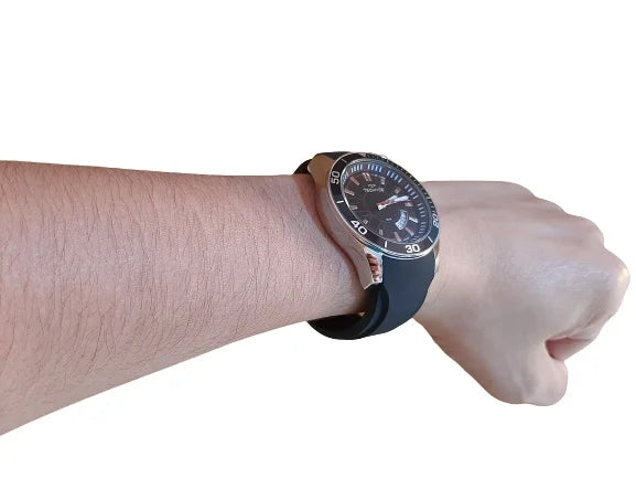 Relógio Masculino a Prova d'água Technos pulseira de Silicone