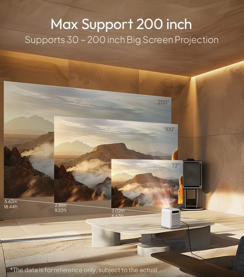 BYINTEK LOVE U4 Smart Mini Projetor de Home Theater 4K 1080P Vídeo Android WIFI