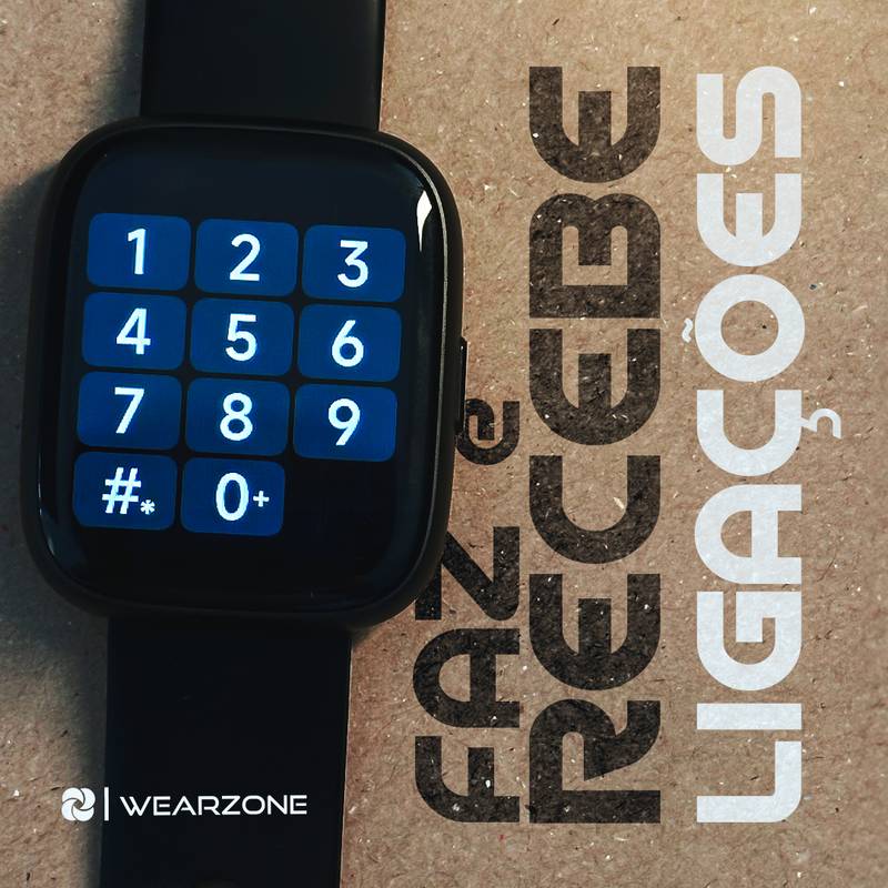 Smartwatch Pulse Wearzone à Prova  D'água  3 ATM, Alexa Integrada, Esportivo