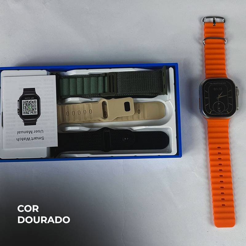 Smartwatch WS10 - 5 Ultra com 5 Pulseiras