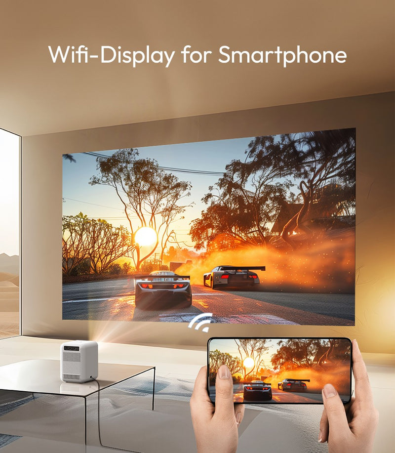 BYINTEK LOVE U4 Smart Mini Projetor de Home Theater 4K 1080P Vídeo Android WIFI