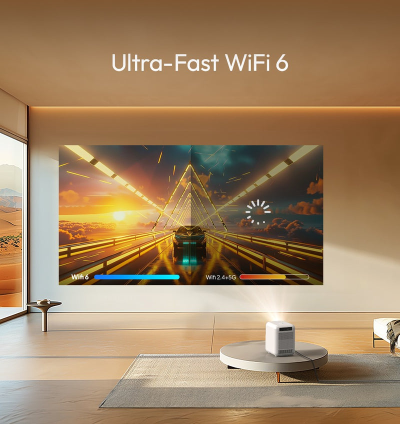 BYINTEK LOVE U4 Smart Mini Projetor de Home Theater 4K 1080P Vídeo Android WIFI