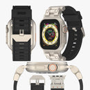 Pulseira Silicone Robot Titanium 42mm/44mm/45mm/49mm