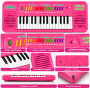 Teclado Musical Infantil Eletrônico 32 Teclas (Preto)
