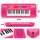 Teclado Musical Infantil Eletrônico 32 Teclas (Preto)