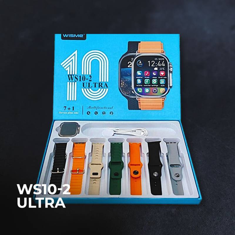 Smartwatch WS10 - 2 Ultra com 7 Pulseiras
