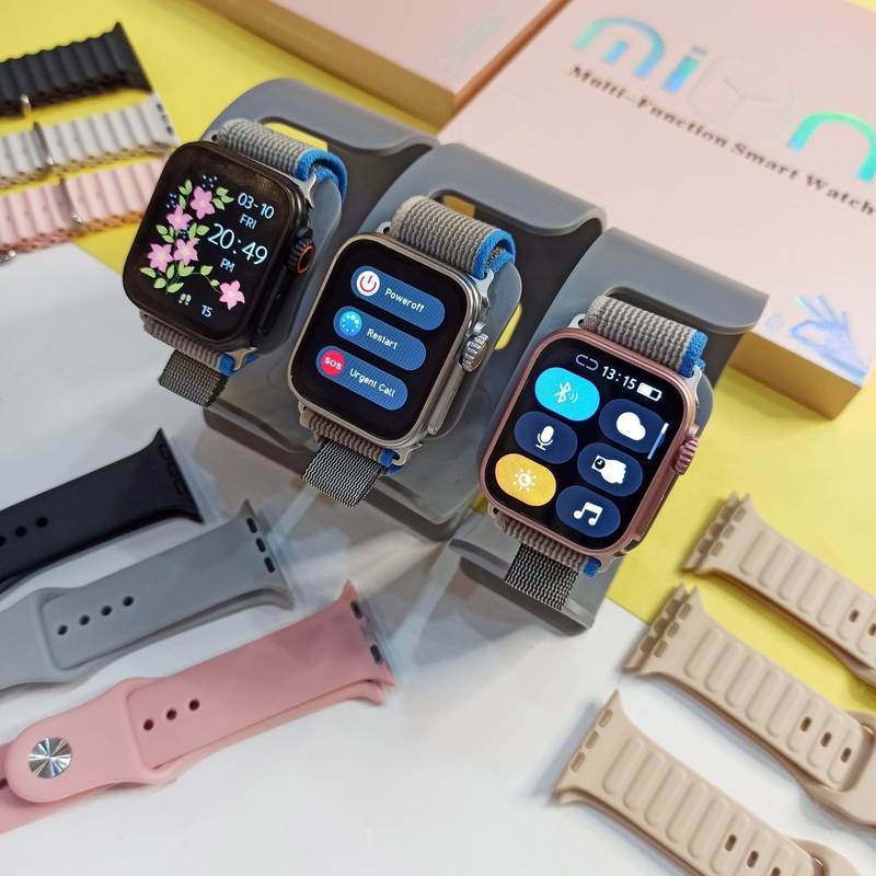 Smartwatch WS26 Ultra 2 Mini 42mm com 4 Pulseiras e Dual Touch