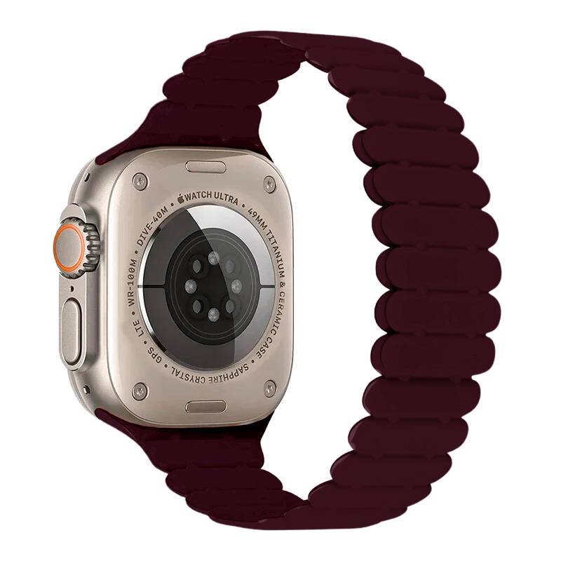 Pulseira Silicone Elo Magnético Ocean 42mm/44mm/45mm/49mm