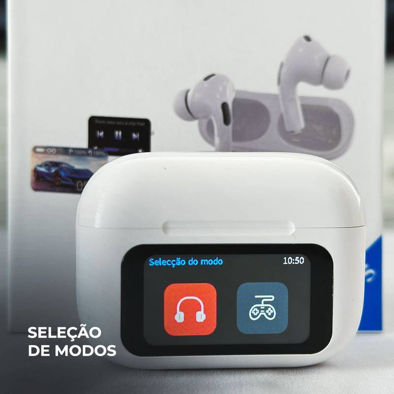 Fone de Ouvido WT-5 Bluetooth Smart Case