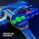 Smartwatch M9, GPS de Alta Precisão, AMOLED, IA Integrada (ChatGPT) e Resistência IP68