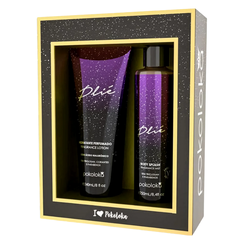 Kit LokaChic Plié Hidratante 240ml / Body Splash 250ml