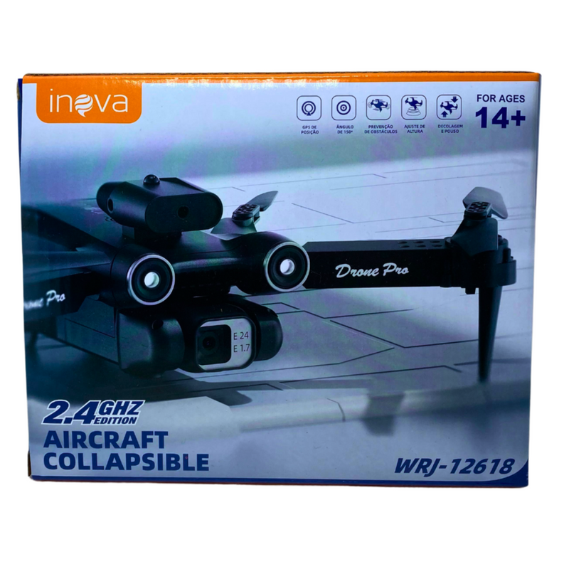 Drone Pro 2.4GHZ  Aeronave Desmontável WRJ-12618 Inova