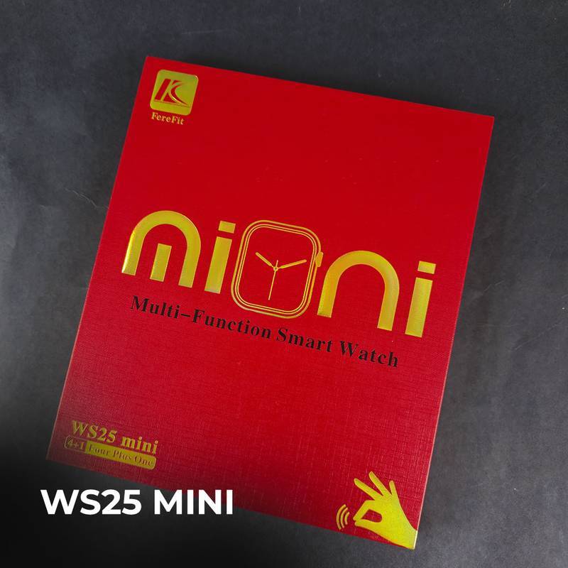 Smatwatch WS25 Mini 42mm com 4 Pulseiras