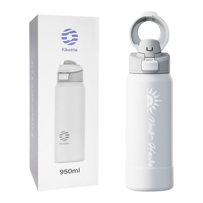 Garrafa Térmica de Aço com Suporte de Telefone Magnético