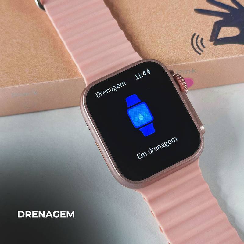 Smartwatch WS26 Ultra 2 Mini 42mm com 4 Pulseiras e Dual Touch