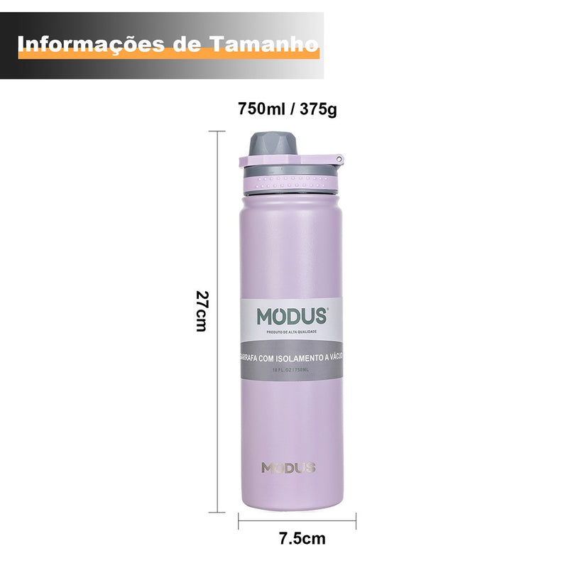 Garrafa Térmica Modus 750ml com Bico – Praticidade e Estilo no Dia a Dia