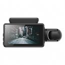 Dash Cam Veicular HD Dupla Frontal e Interna Automotiva com Gravação em Loop