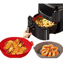 Forma de Silicone Flexível Reutilizável Antiaderente para Air Fryer