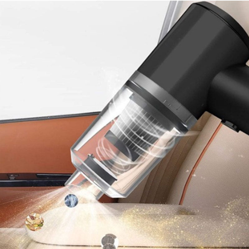 Mini Aspirador de Pó Sem Fio Portátil para Carro Casa Carregamento via USB