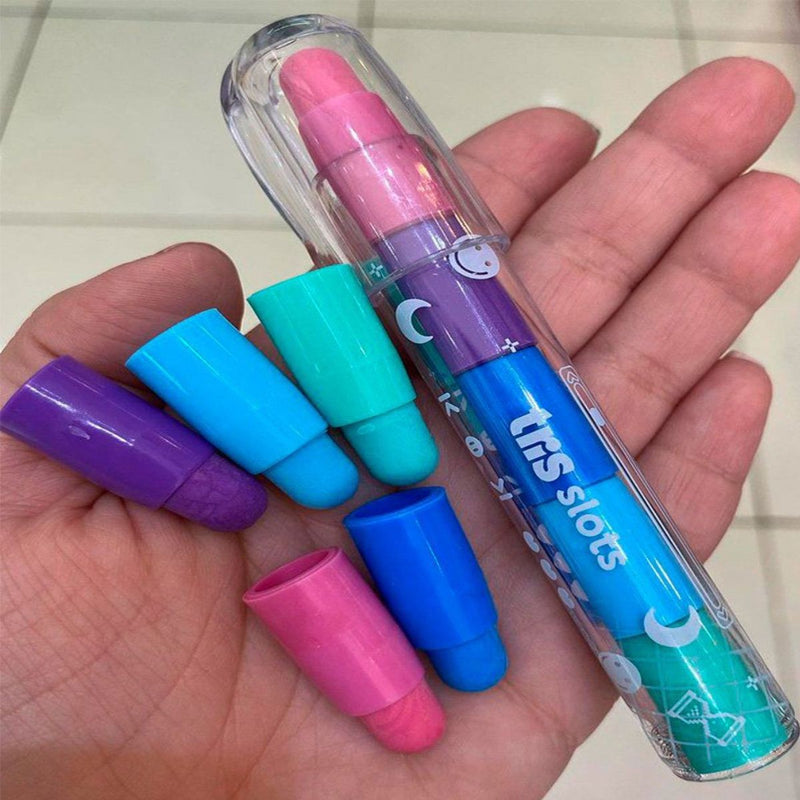 CANETA BORRACHA SLOTS HOLIC FOREVER 2000 - 5 CORES - TRIS