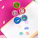 CARIMBO ANIMALUCOS EDIÇÃO OBJETOS COM 5 UNIDADES - TRIS