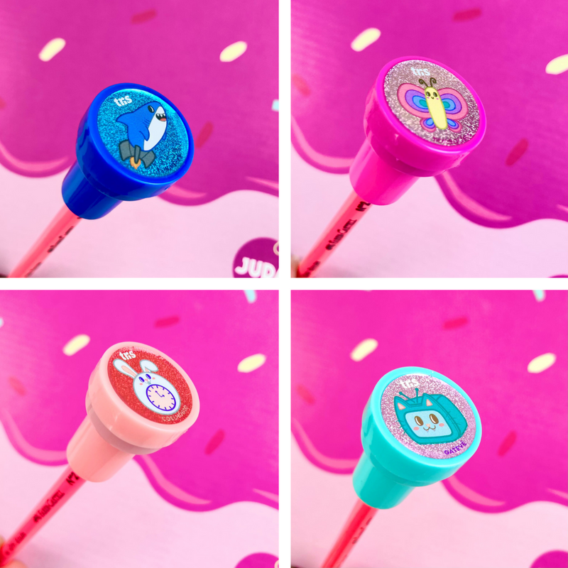 CARIMBO ANIMALUCOS EDIÇÃO OBJETOS COM 5 UNIDADES - TRIS