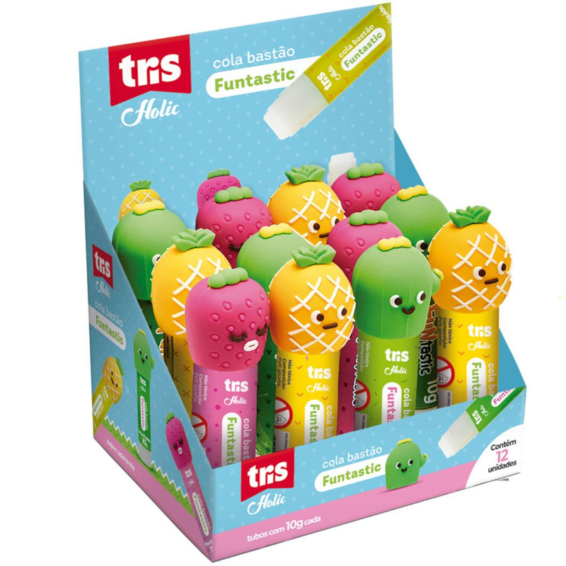 COLA BASTÃO FUNTASTIC HOLIC FOFURICES - CITRICO - 10G - TRIS