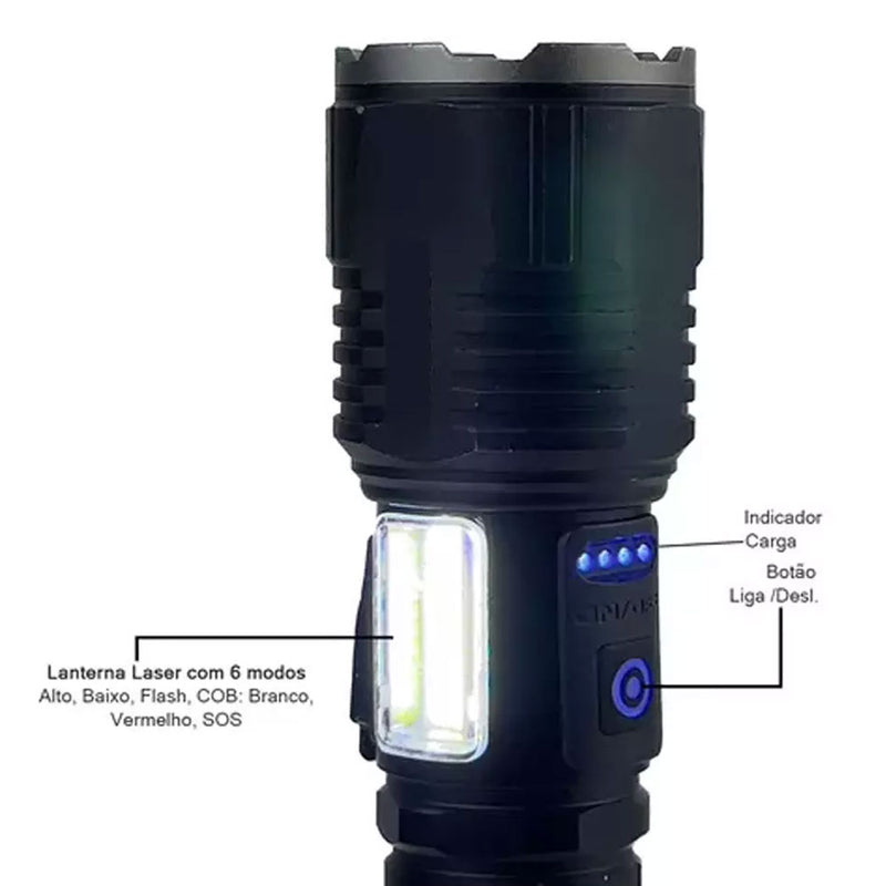 Lanterna Led de Alta Potência Modelo MAX-7105