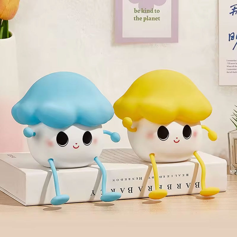 Luminária Touch Cogumelo LED RGB