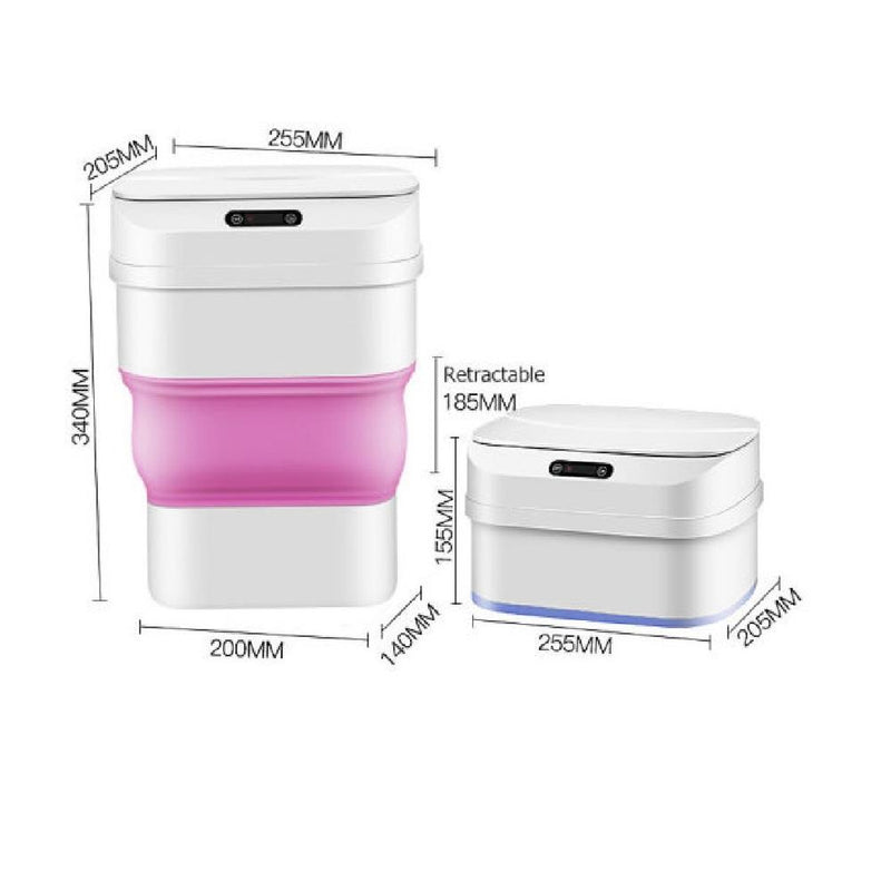 Lixeira Automática com Sensor - Retrátil e à Prova d&