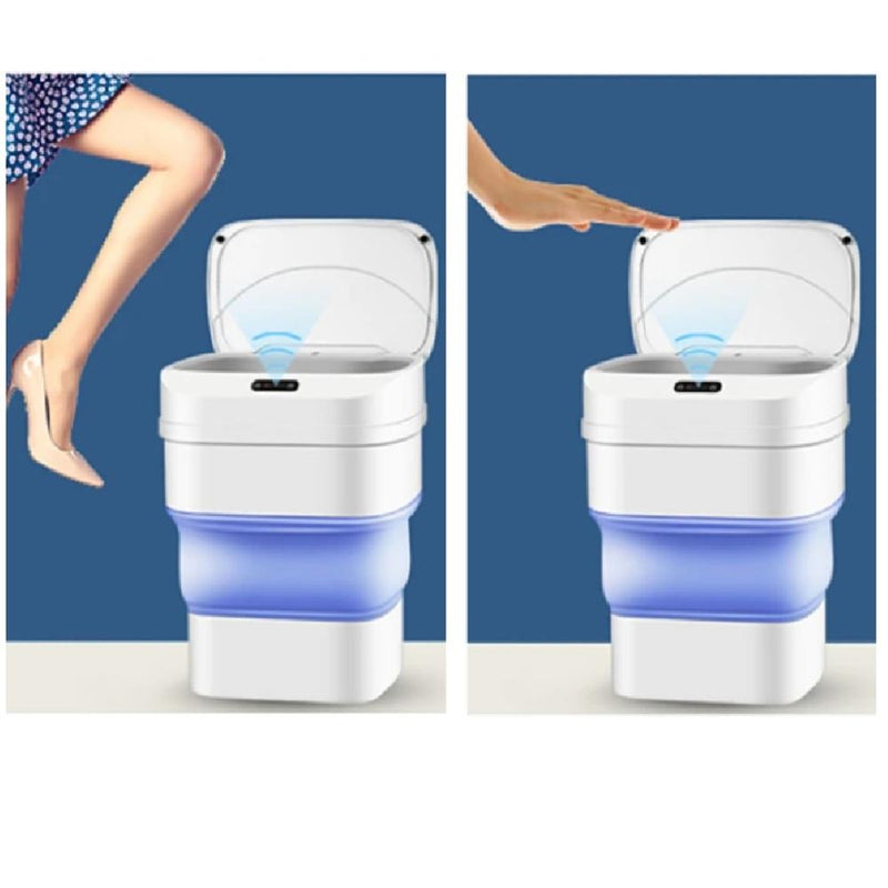 Lixeira Automática com Sensor - Retrátil e à Prova d&