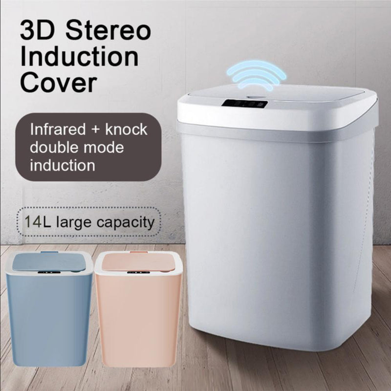 Lixeira Automática 14L – Cesto de Lixo c/ Sensor Inteligente (4900)