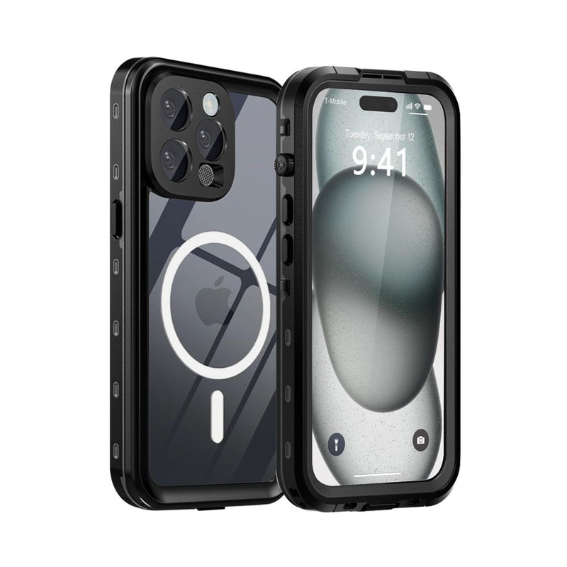 Capa à Prova D'água MagSafe para iPhone - Preto