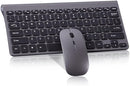 Mini Teclado Sem Fio Compacto e Mouse USB Wireless - ABNT2