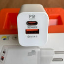 Carregador Completo Turbo 40W Duas Entradas Cabo Tipo C A'Gold