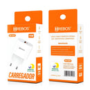 Fonte Carregador Turbo 14W USB Hrebos