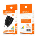 Fonte Carregador Turbo 14W USB Hrebos