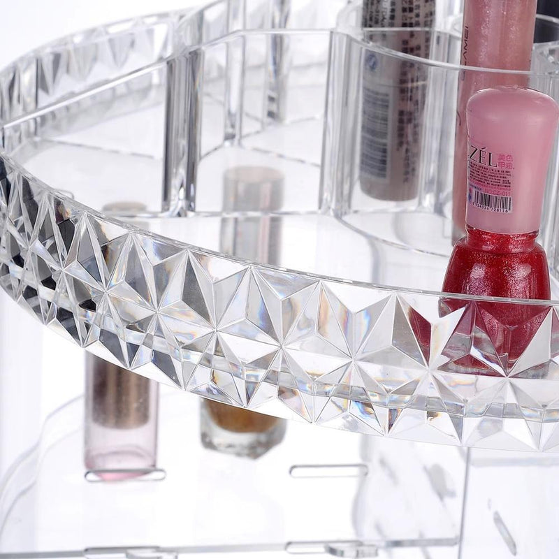 Organizador de Maquiagem, Cosméticos Rotativo 360 Graus Ajustável