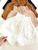 Short Feminino Alfaiataria Cós com Elástico Soltinho Isadora