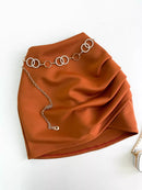 Short Saia Feminino Neoprene Ingrid