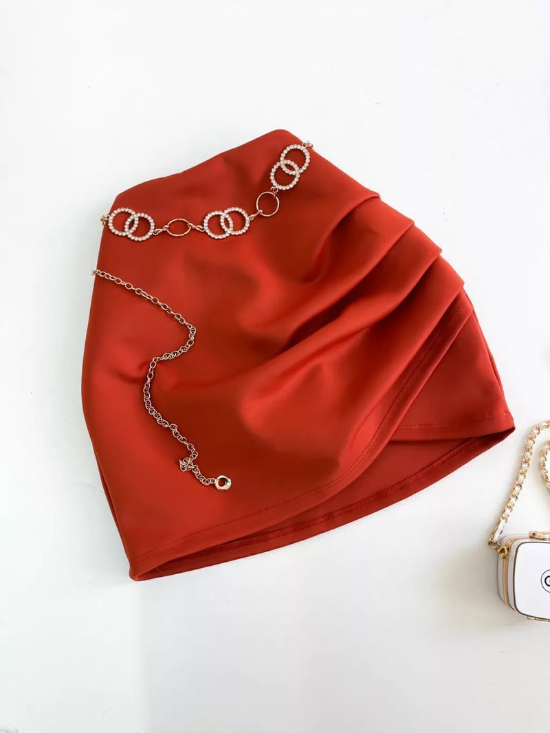 Short Saia Feminino Neoprene Ingrid