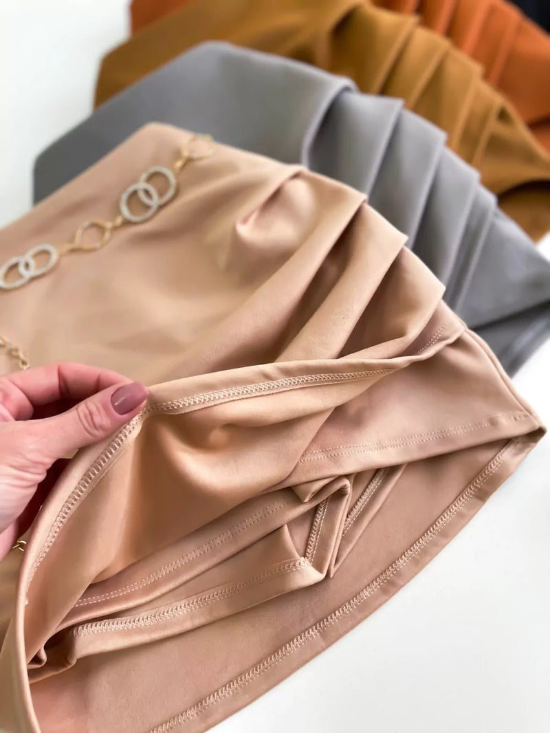 Short Saia Feminino Neoprene Ingrid