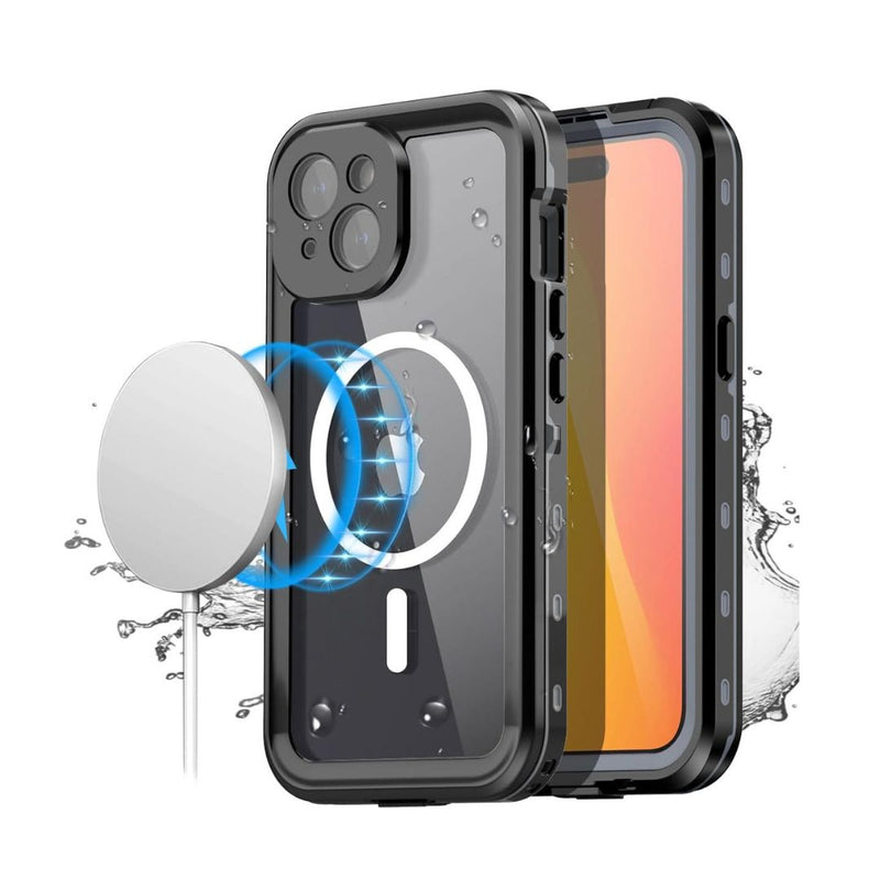 Capa à Prova D'água MagSafe para iPhone - Preto
