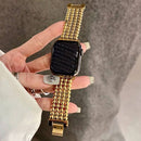 Pulseira Aço de Luxo 38mm/40mm/41mm