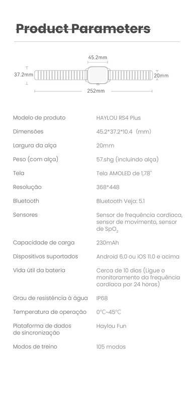 Smartwatch Haylou RS4